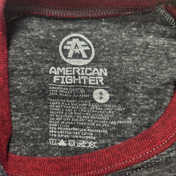 AMERICAN FIGHTER SANTA CLARA Men's T-Shirt Size S - Picture 5 of 12